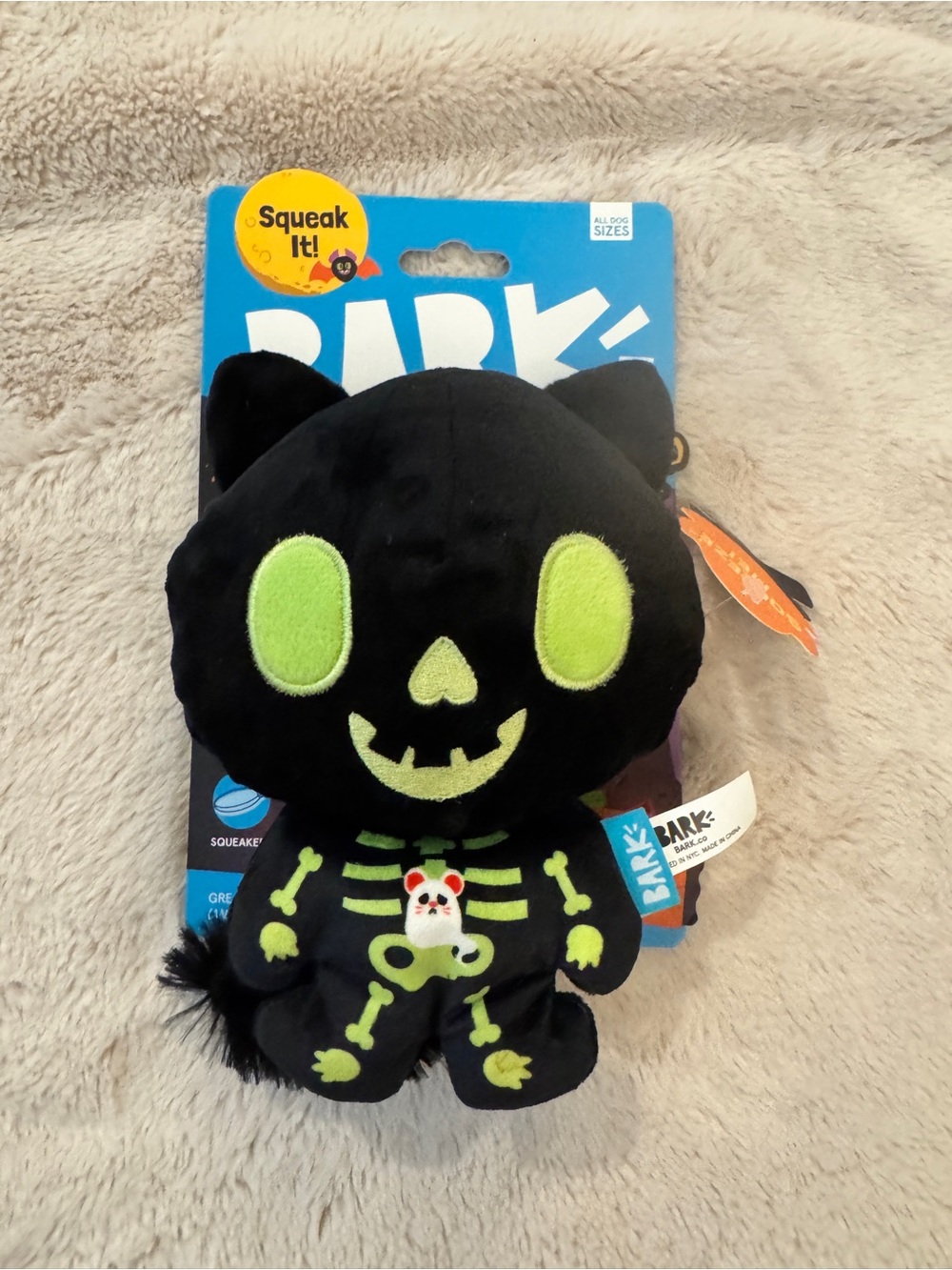 NWT Bark Cat Scan Kitty Dog Toy